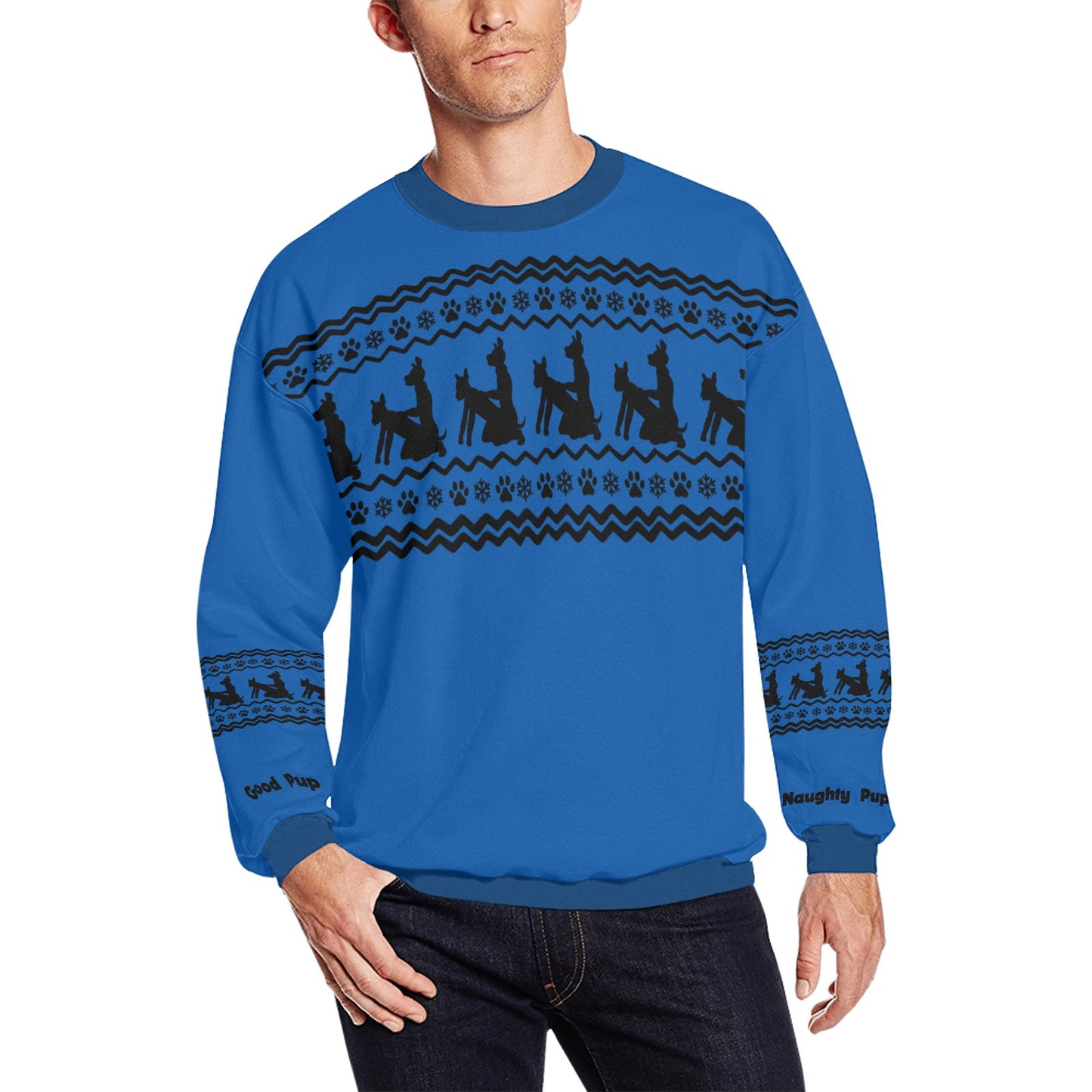 Kinky Xmas Sweater — "Good Pup / Naughty Pup" Edition