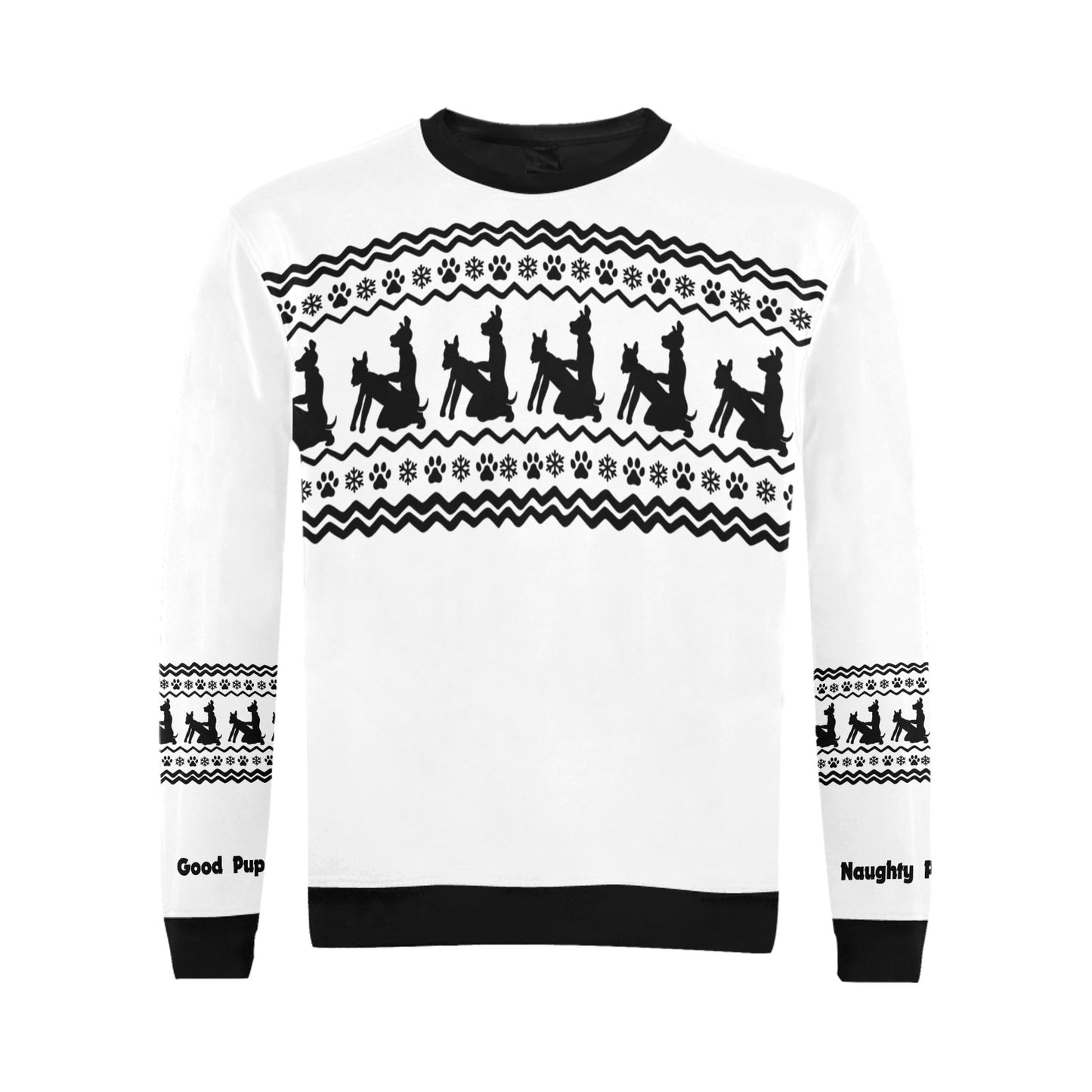 Kinky Xmas Sweater — "Good Pup / Naughty Pup" Edition