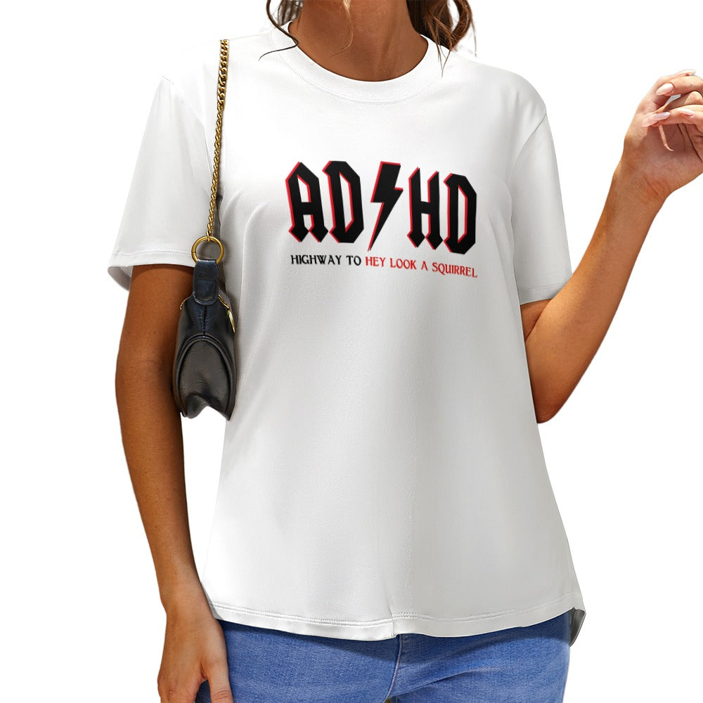 AD/HD T-Shirt - WOMEN – Highway to “Hey Look, a Squirrel!