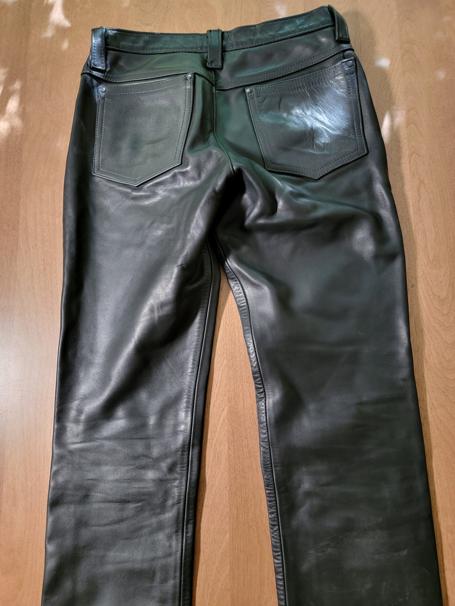 30-33 Thick Leather Pants