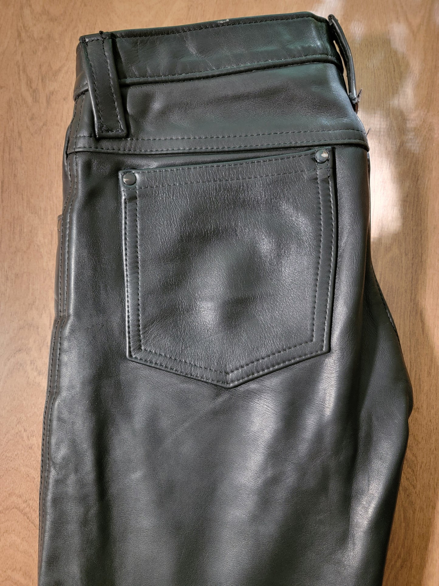 30-33 Thick Leather Pants