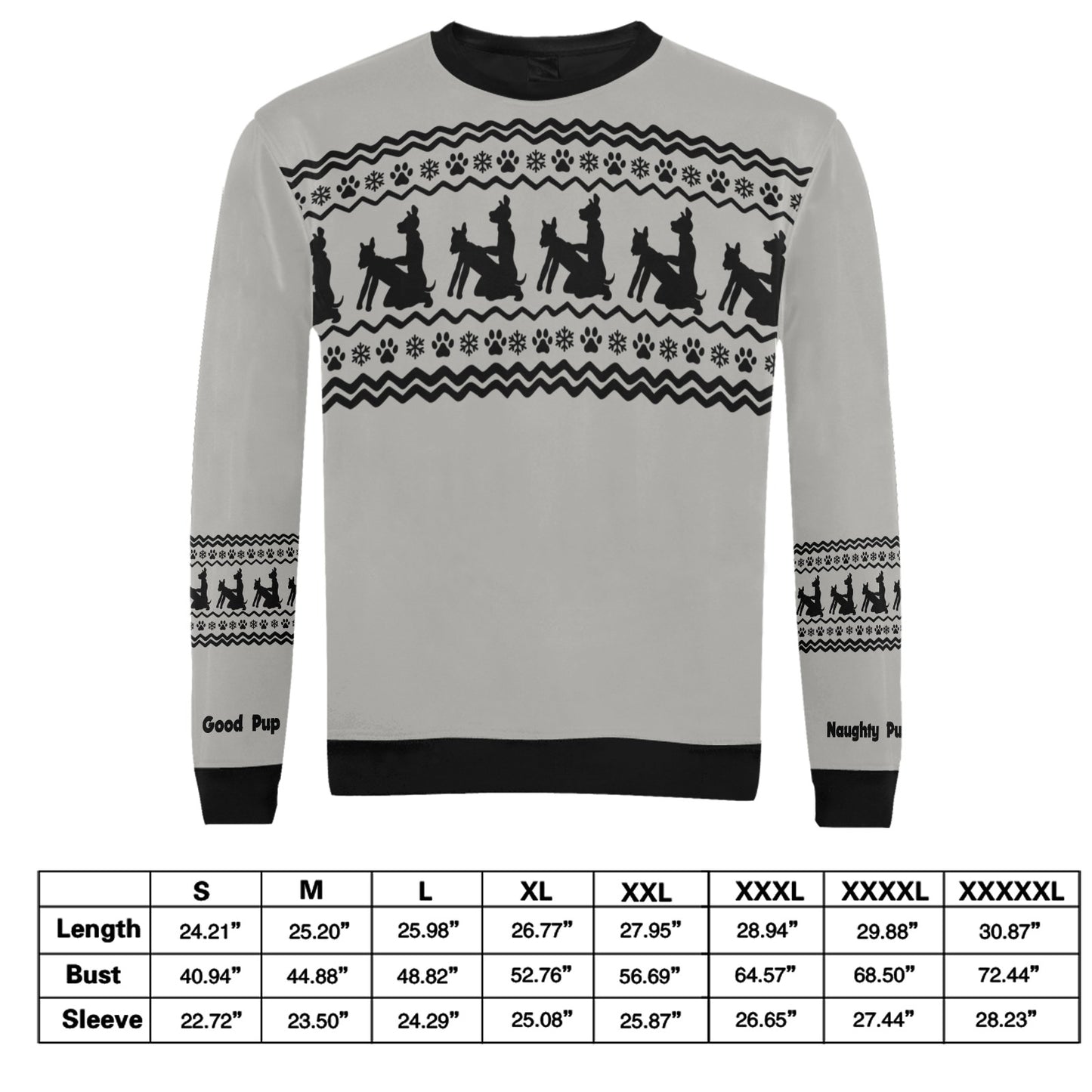 Kinky Xmas Sweater — "Good Pup / Naughty Pup" Edition