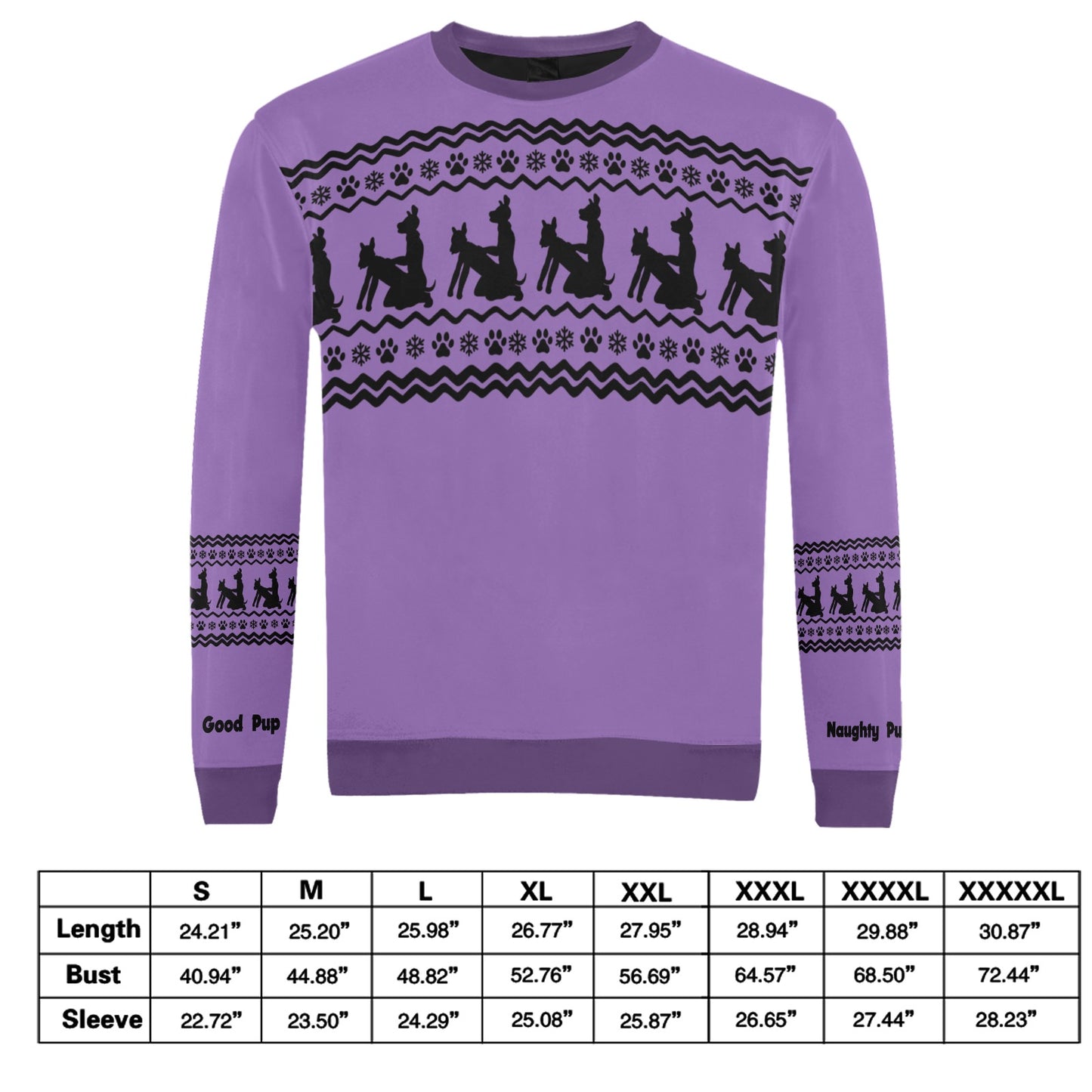 Kinky Xmas Sweater — "Good Pup / Naughty Pup" Edition