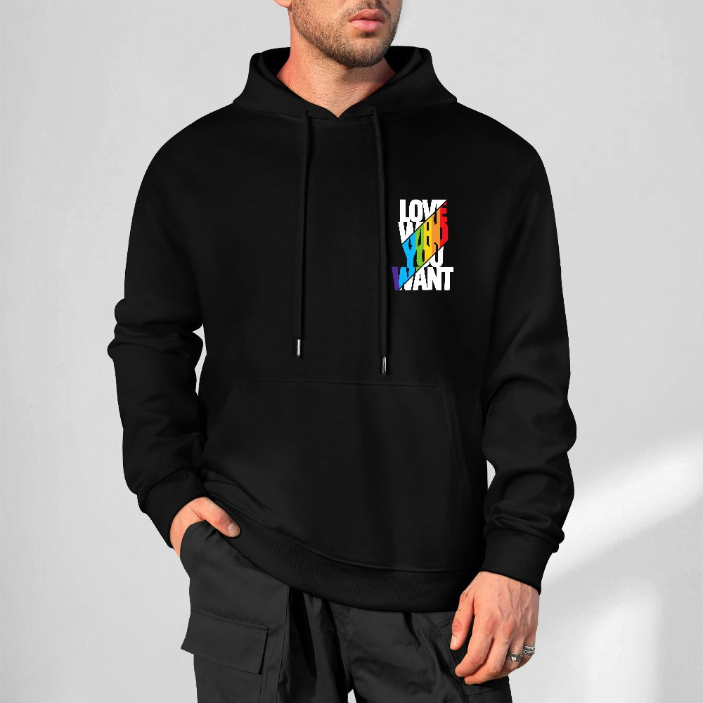 Love Who You Want Hoodie – Pride Power Edition