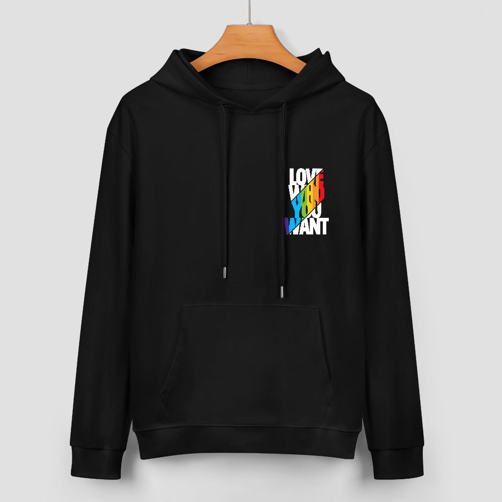 Love Who You Want Hoodie – Pride Power Edition