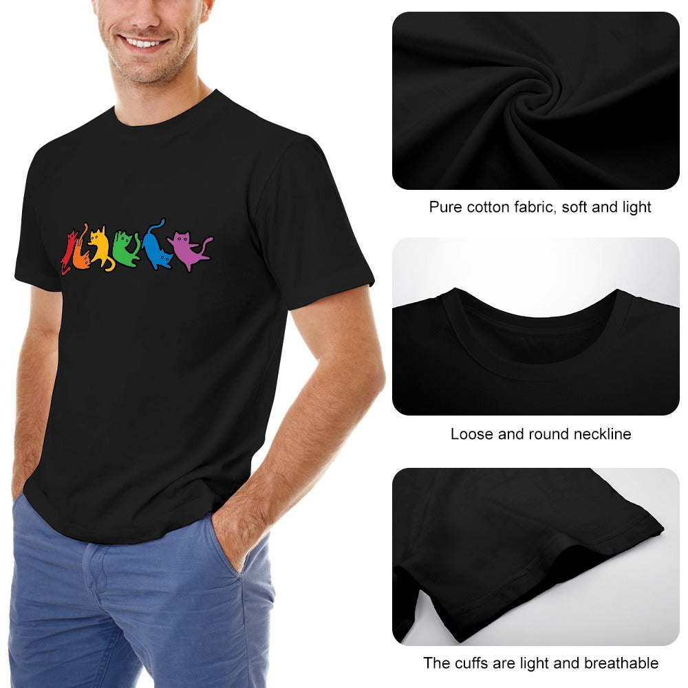 Rainbow Cats Tee – Purride Edition