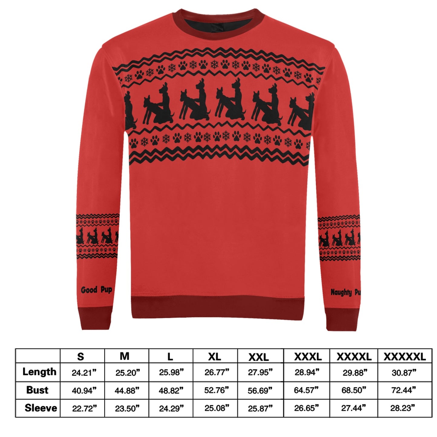 Kinky Xmas Sweater — "Good Pup / Naughty Pup" Edition