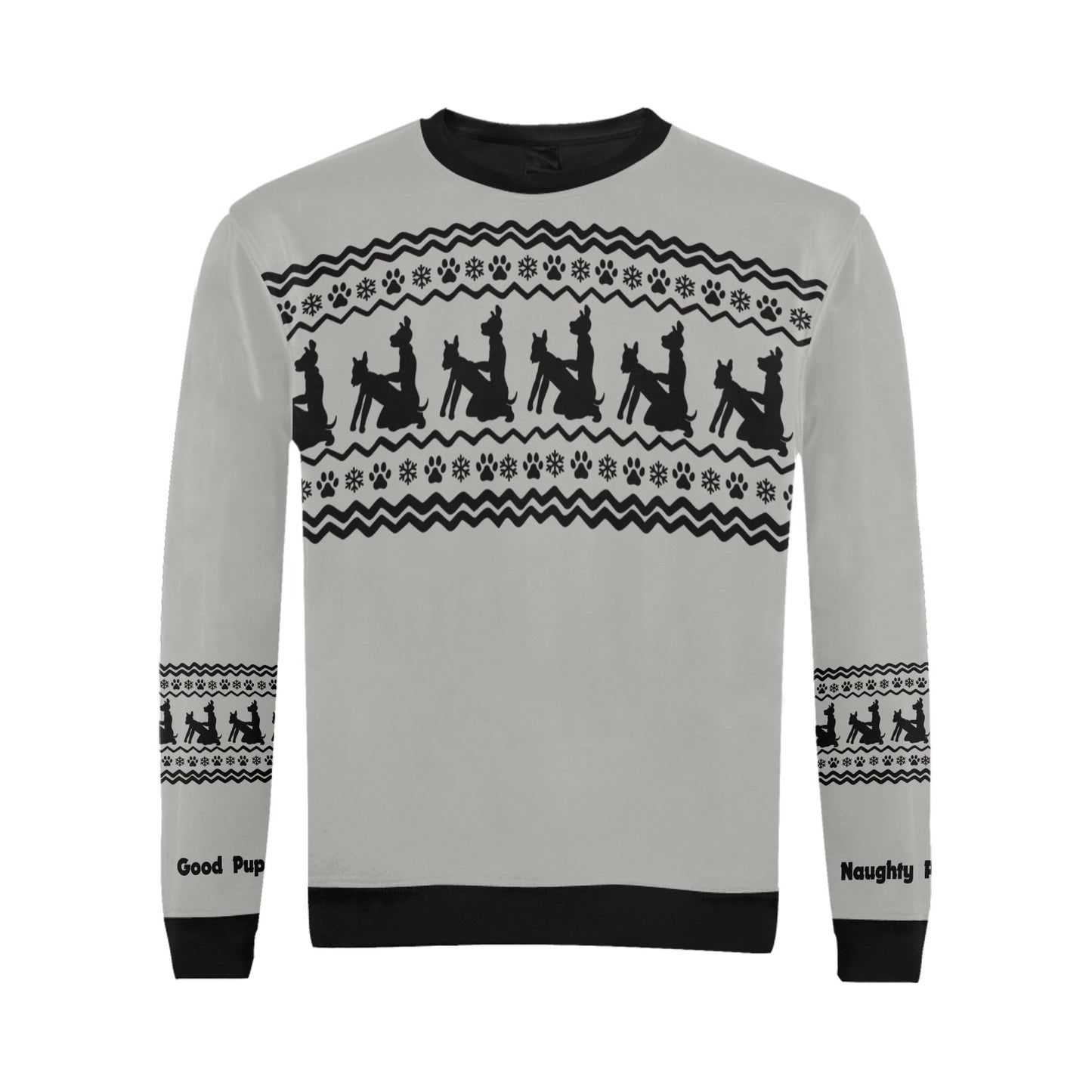 Kinky Xmas Sweater — "Good Pup / Naughty Pup" Edition
