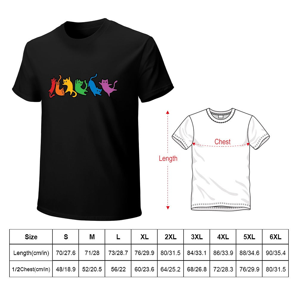 Rainbow Cats Tee – Purride Edition