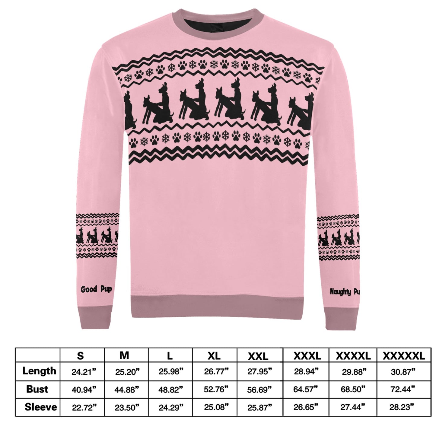 Kinky Xmas Sweater — "Good Pup / Naughty Pup" Edition