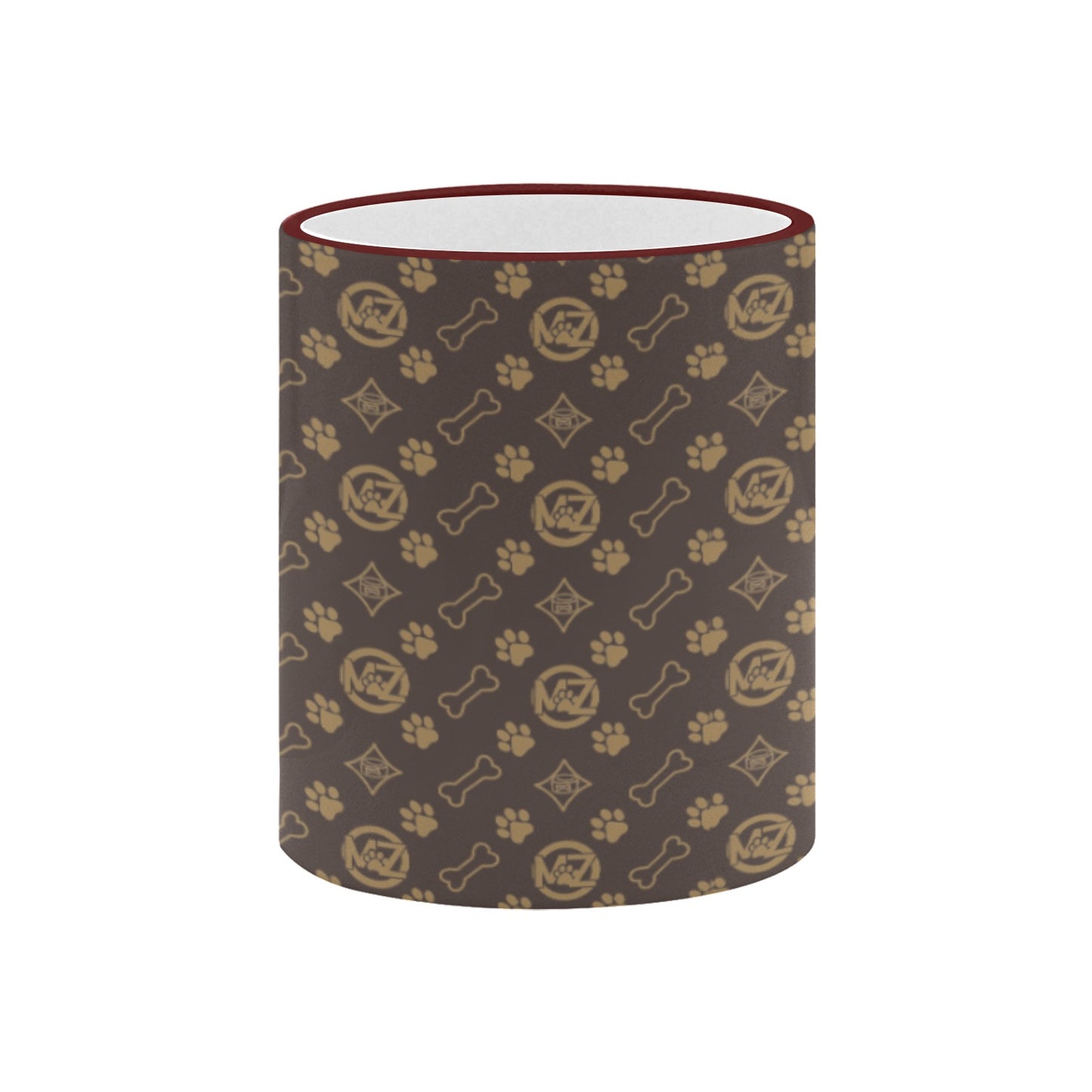 "SIP ME, GOOD BOY" Ceramic Mug — MaZ Monogram Print 11oz