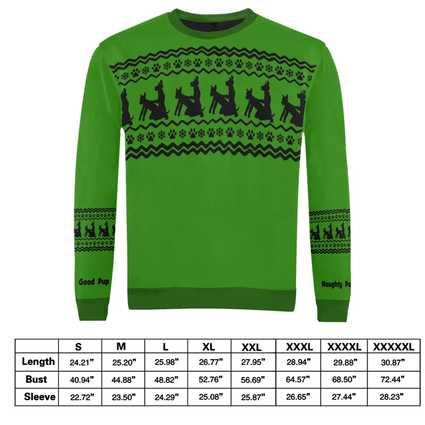 Kinky Xmas Sweater — "Good Pup / Naughty Pup" Edition