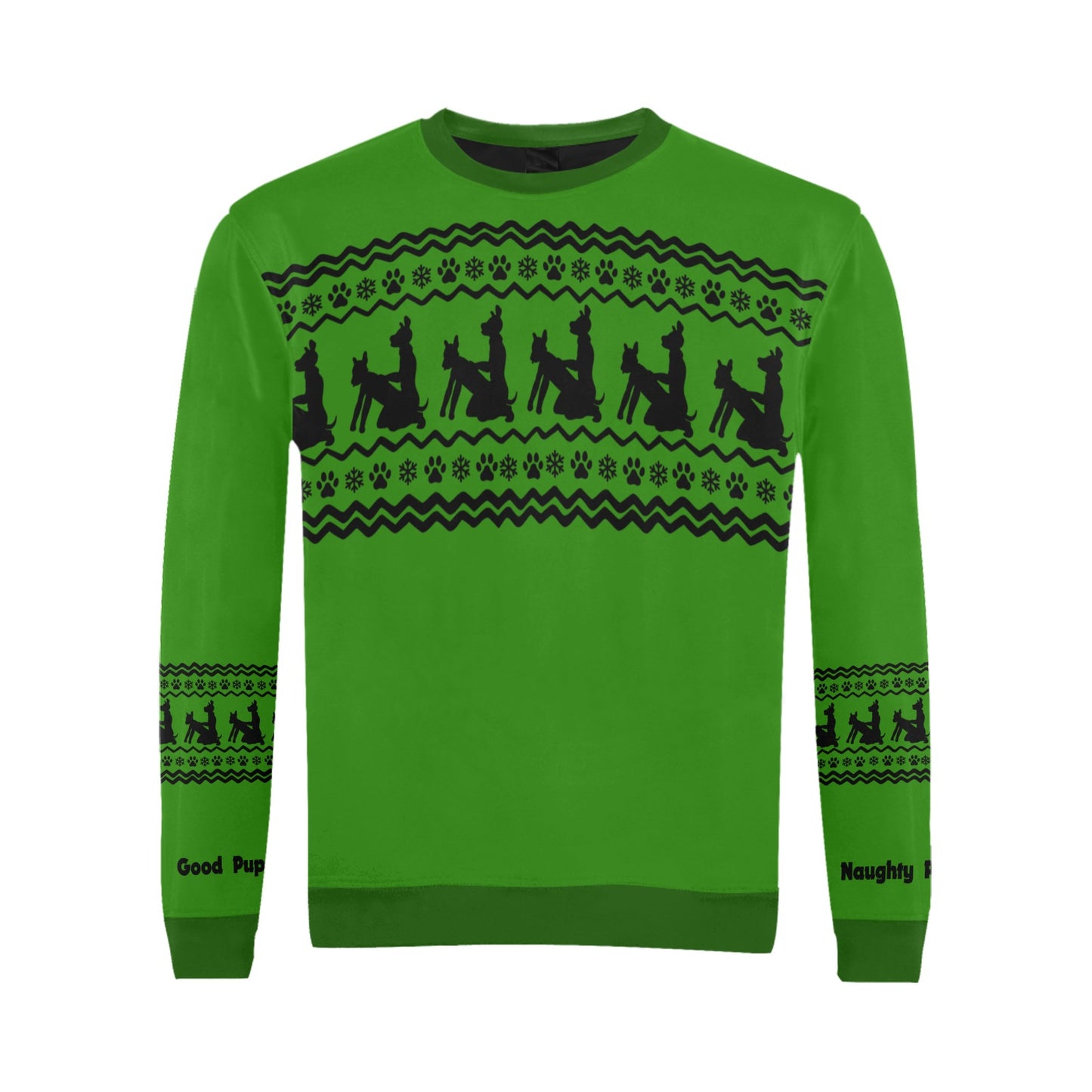 Kinky Xmas Sweater — "Good Pup / Naughty Pup" Edition