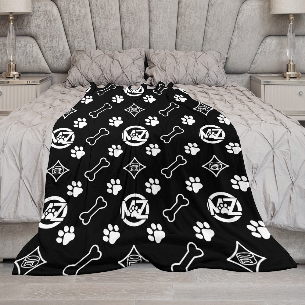 "WRAP ME UP" Flannel Blanket — Luxe Pup Edition 50"x60"