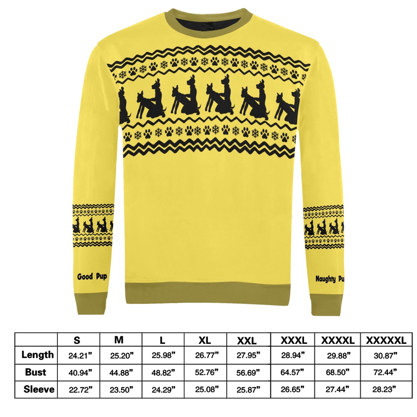 Kinky Xmas Sweater — "Good Pup / Naughty Pup" Edition