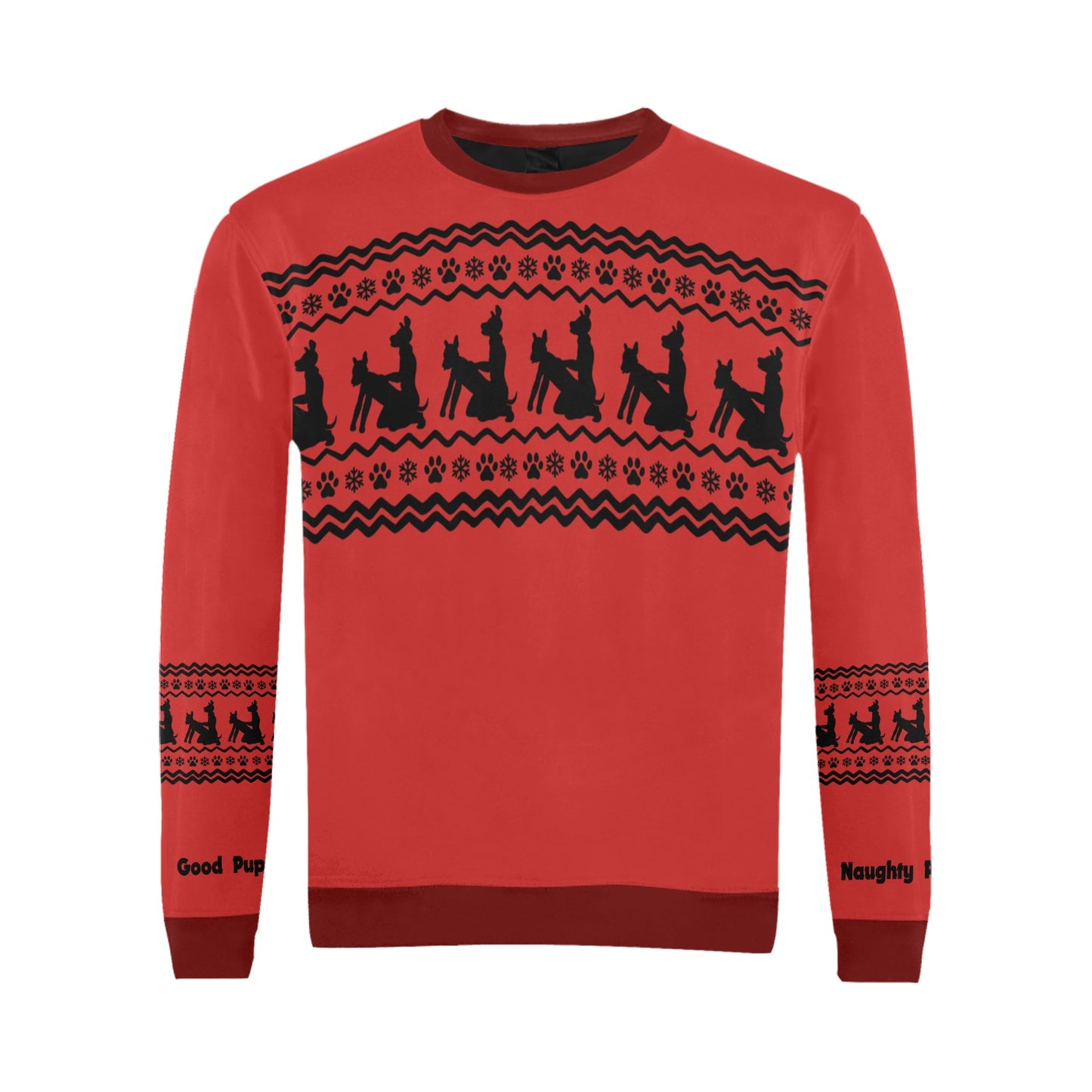 Kinky Xmas Sweater — "Good Pup / Naughty Pup" Edition