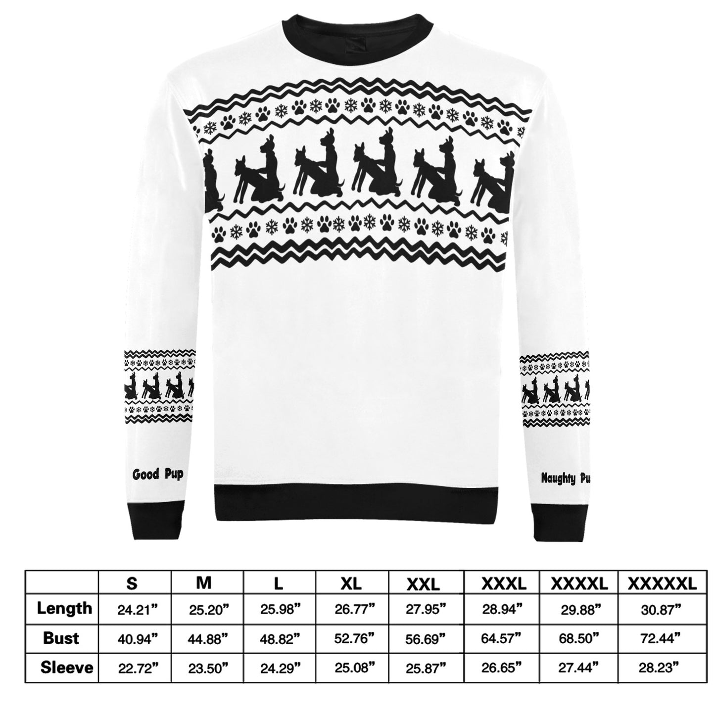 Kinky Xmas Sweater — "Good Pup / Naughty Pup" Edition