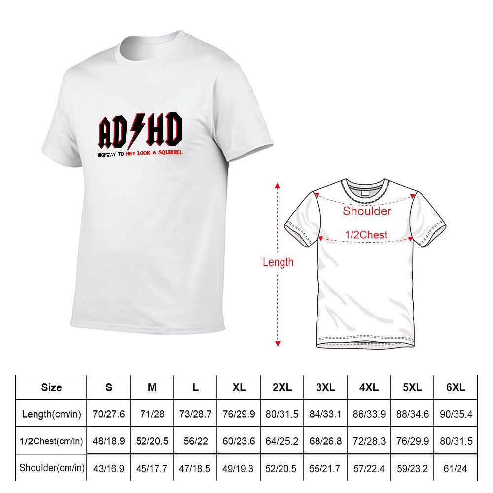 AD/HD T-Shirt - MEN – Highway to “Hey Look, a Squirrel!