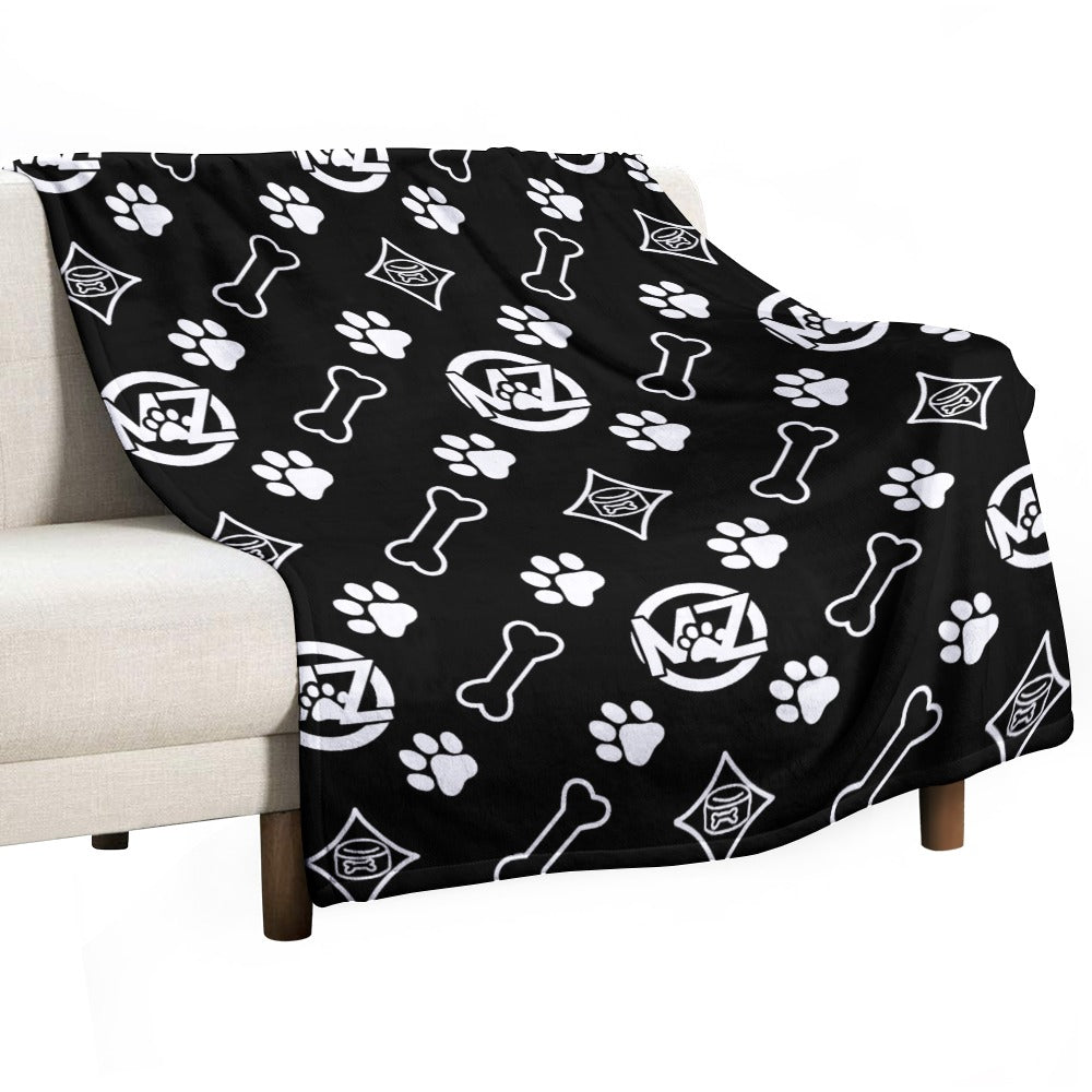 "WRAP ME UP" Flannel Blanket — Luxe Pup Edition 50"x60"