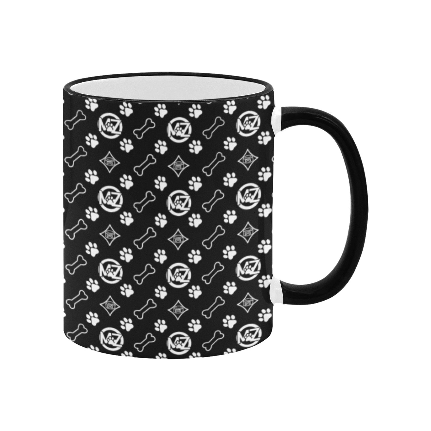 "SIP ME, GOOD BOY" Ceramic Mug — MaZ Monogram Print 11oz