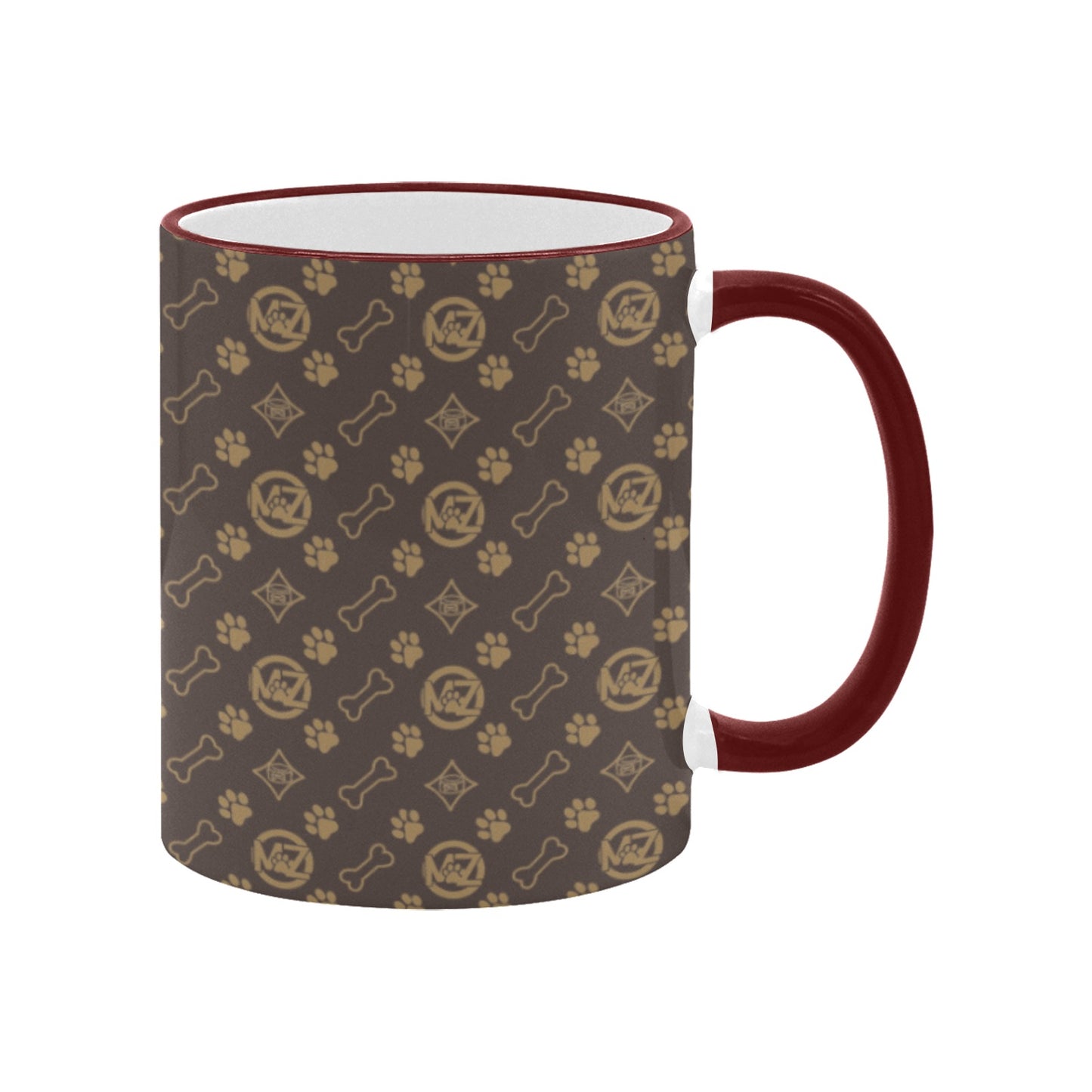 "SIP ME, GOOD BOY" Ceramic Mug — MaZ Monogram Print 11oz