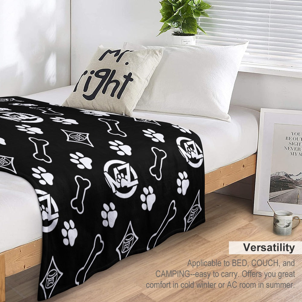 "WRAP ME UP" Flannel Blanket — Luxe Pup Edition 50"x60"