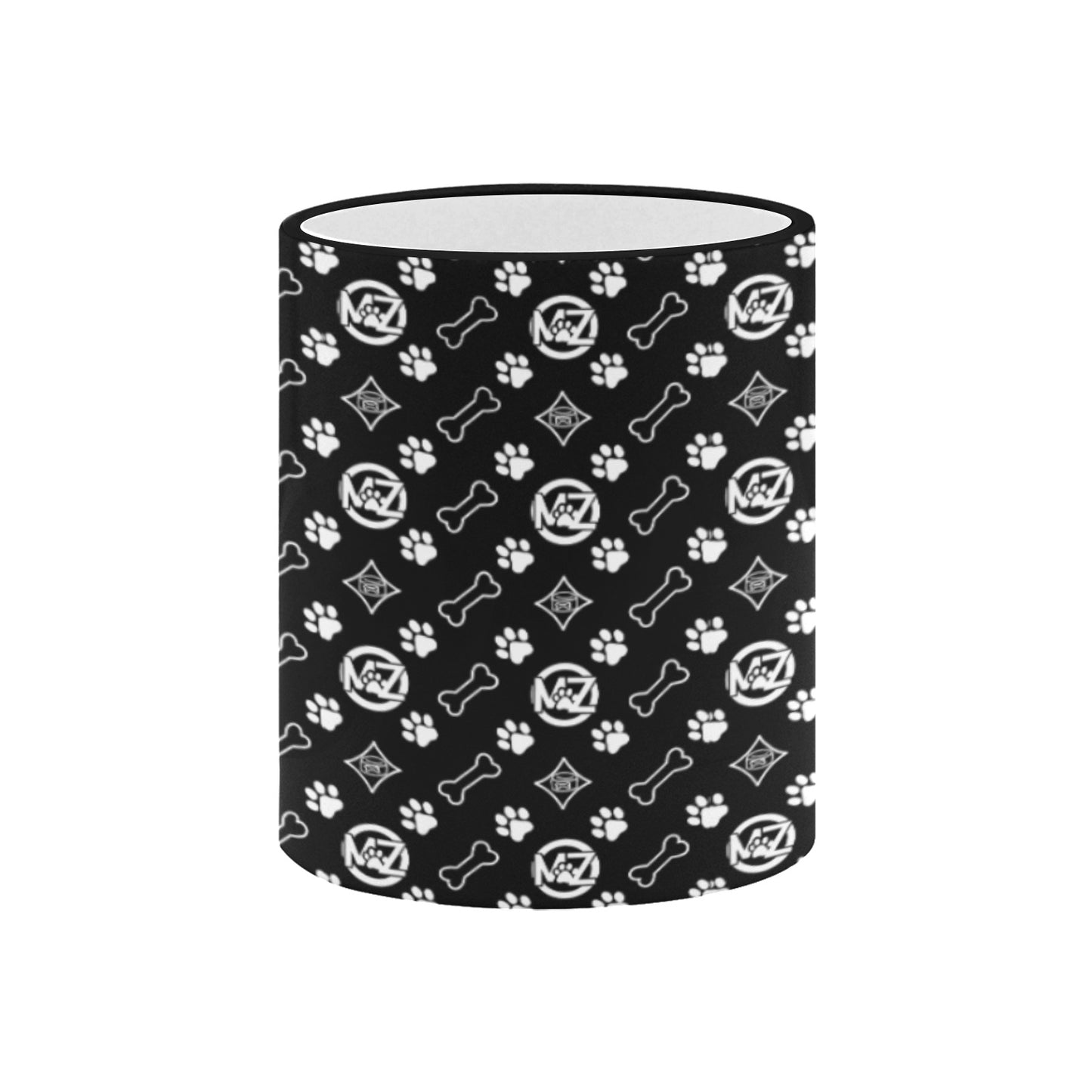 "SIP ME, GOOD BOY" Ceramic Mug — MaZ Monogram Print 11oz
