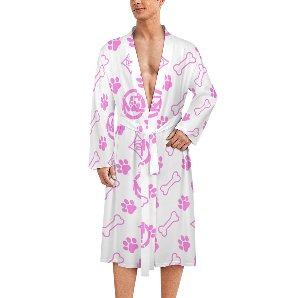 "WRAP & WAG" Bathrobe — Luxe Pup Monogram Collection