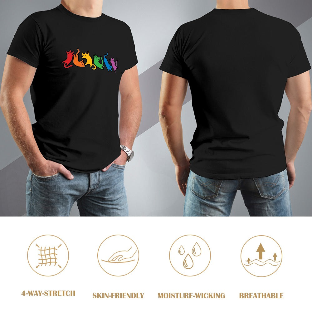 Rainbow Cats Tee – Purride Edition