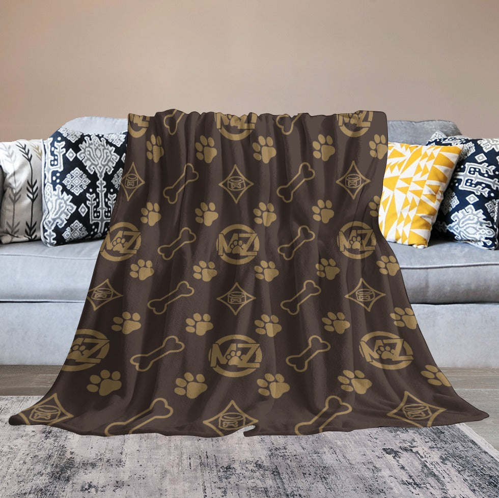 "WRAP ME UP" Flannel Blanket — Luxe Pup Edition 50"x60"