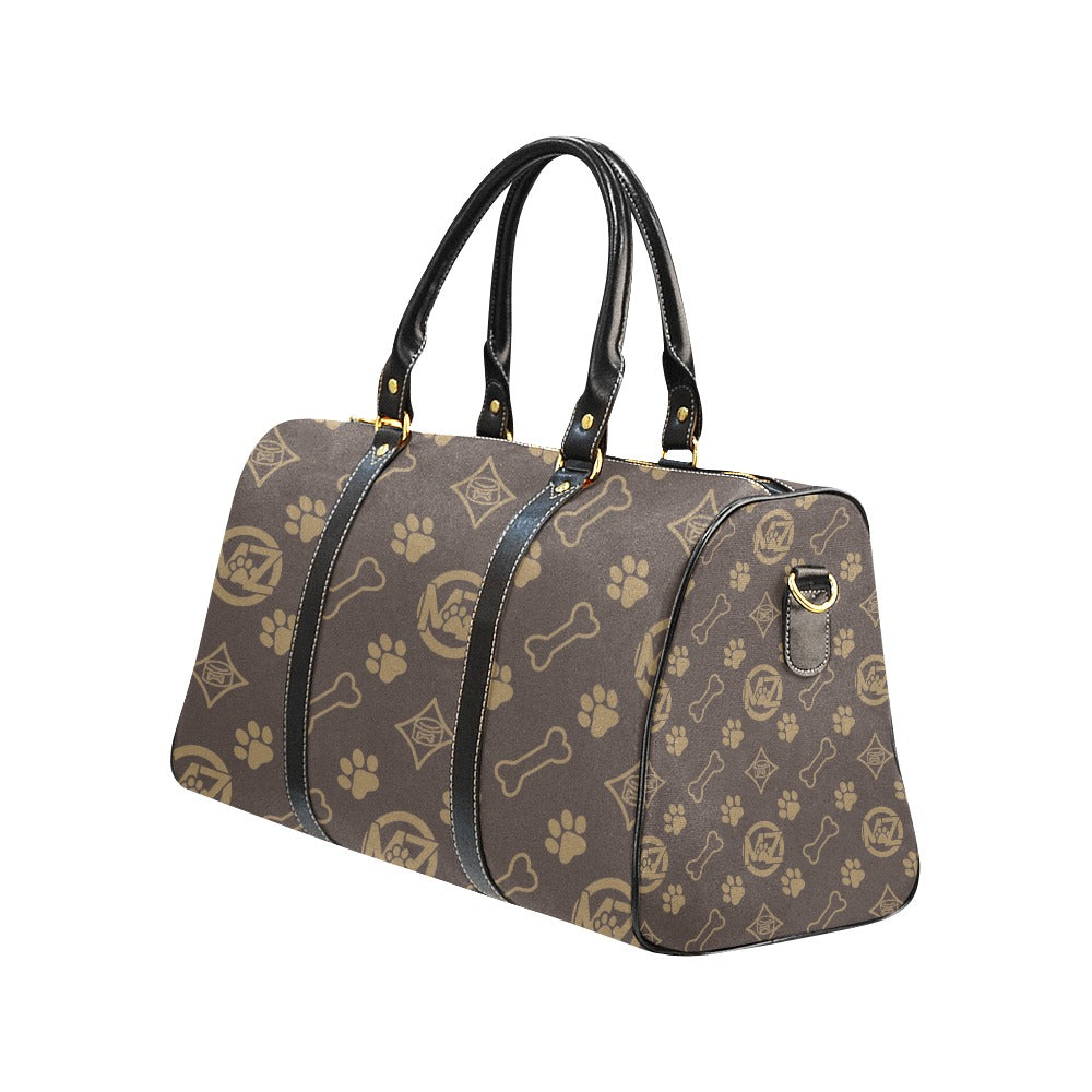 "PUP ON THE GO" Waterproof Travel Bag — Signature MaZ Monogram