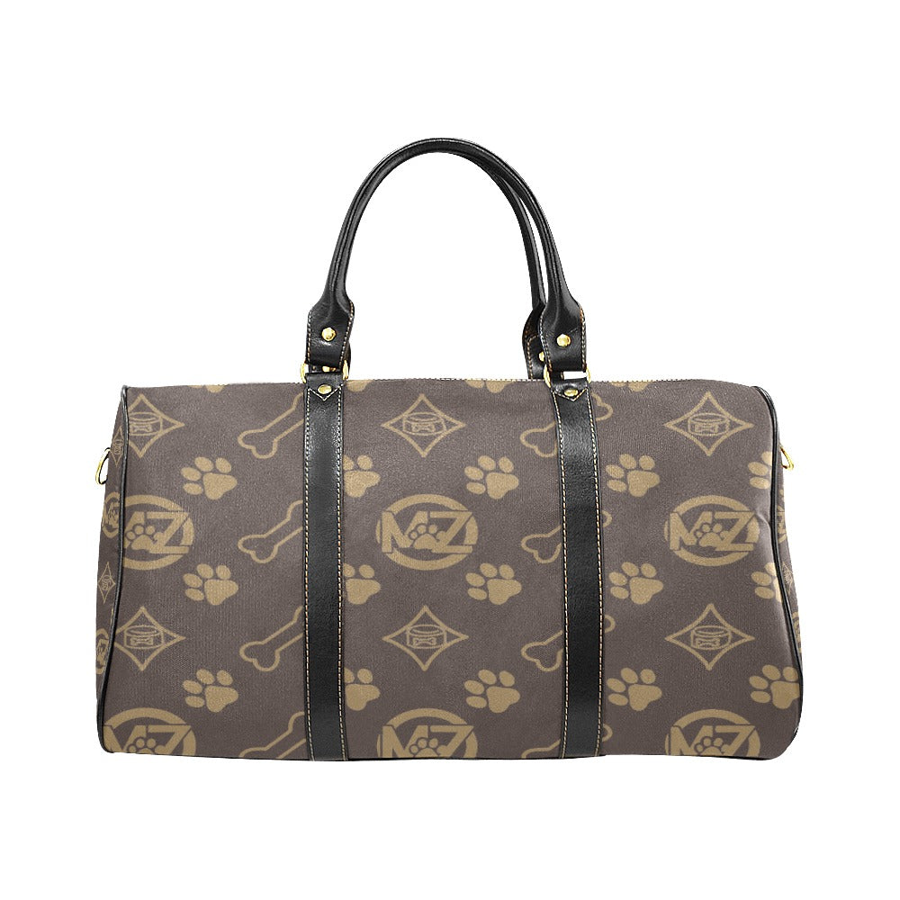 "PUP ON THE GO" Waterproof Travel Bag — Signature MaZ Monogram