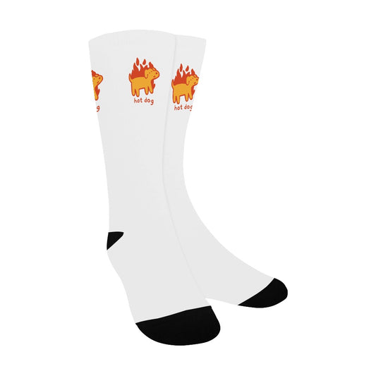 Hot Dog Socks – Flame Pup Edition