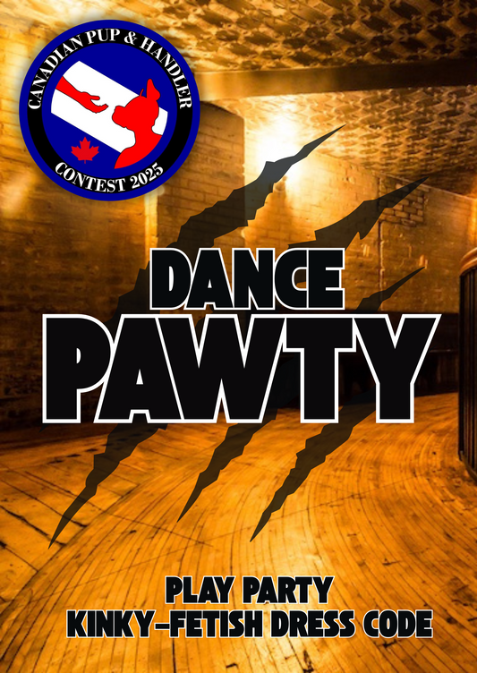 Play Pawty (Friday) -  TICKETS SALES OPEN IN OCTOBER