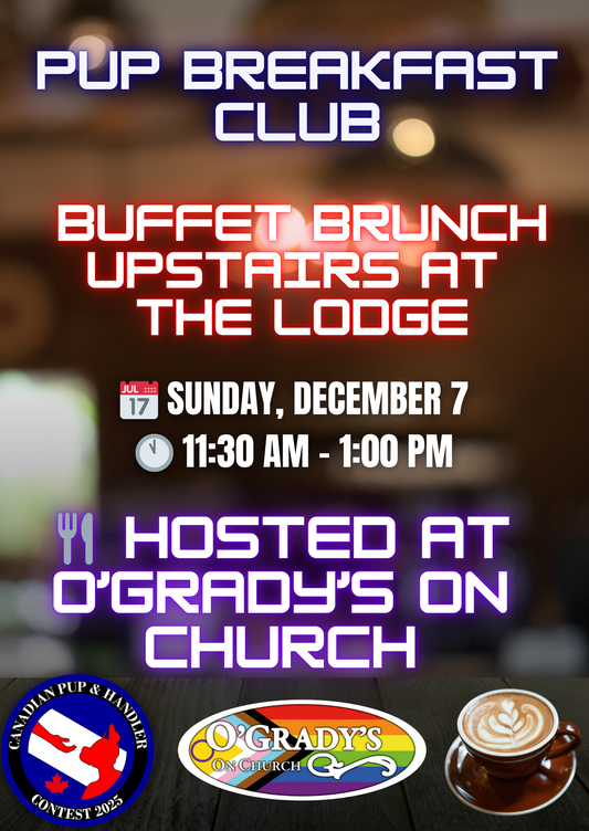 Pup Breakfast Club (Sunday 11h30AM)