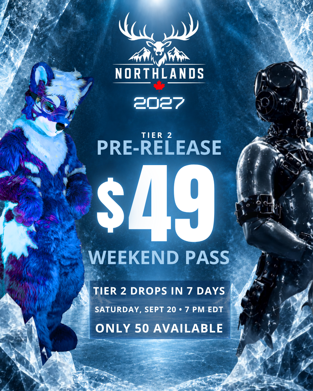 NORTHLANDS 2027 - Weekend Pass Tier 2