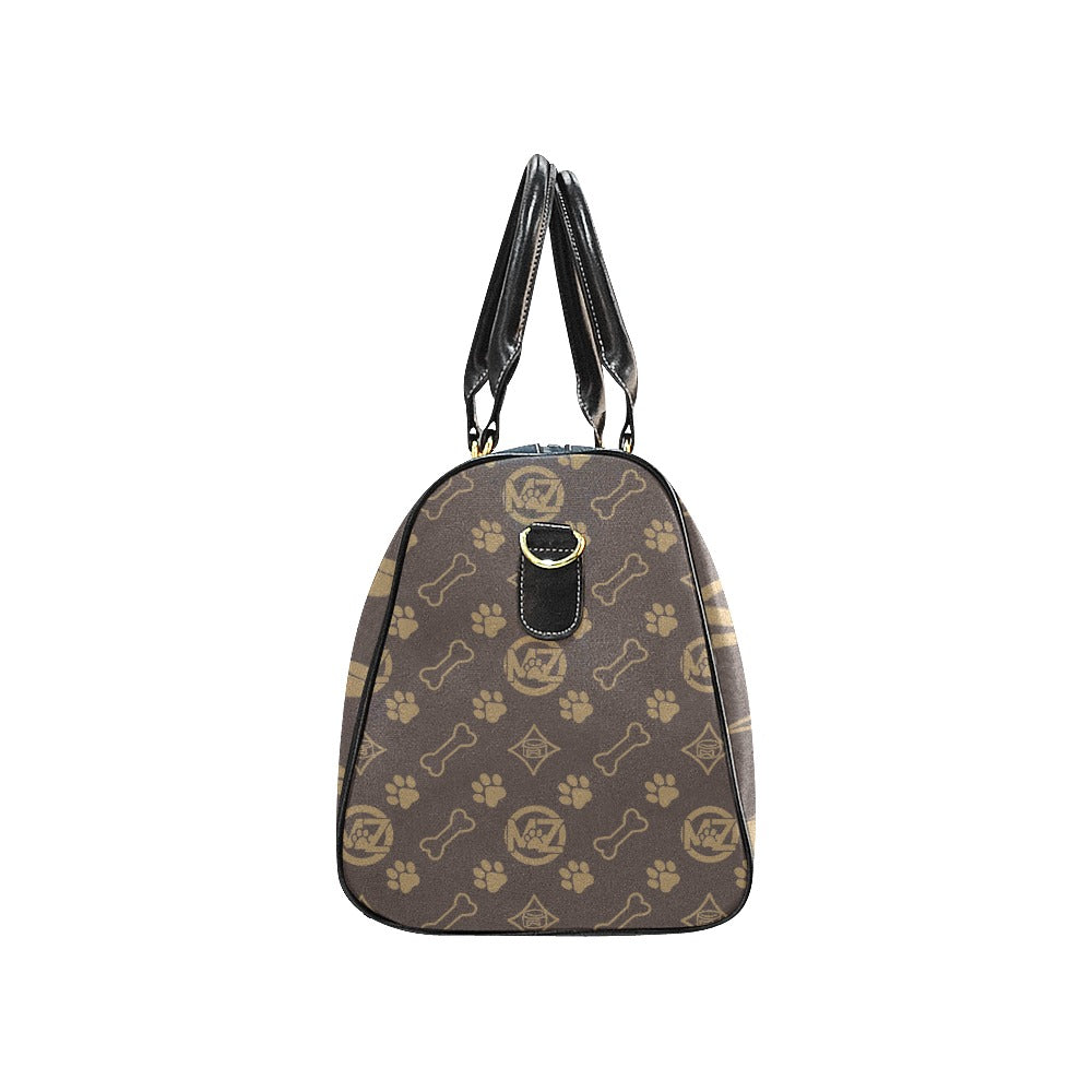 "PUP ON THE GO" Waterproof Travel Bag — Signature MaZ Monogram