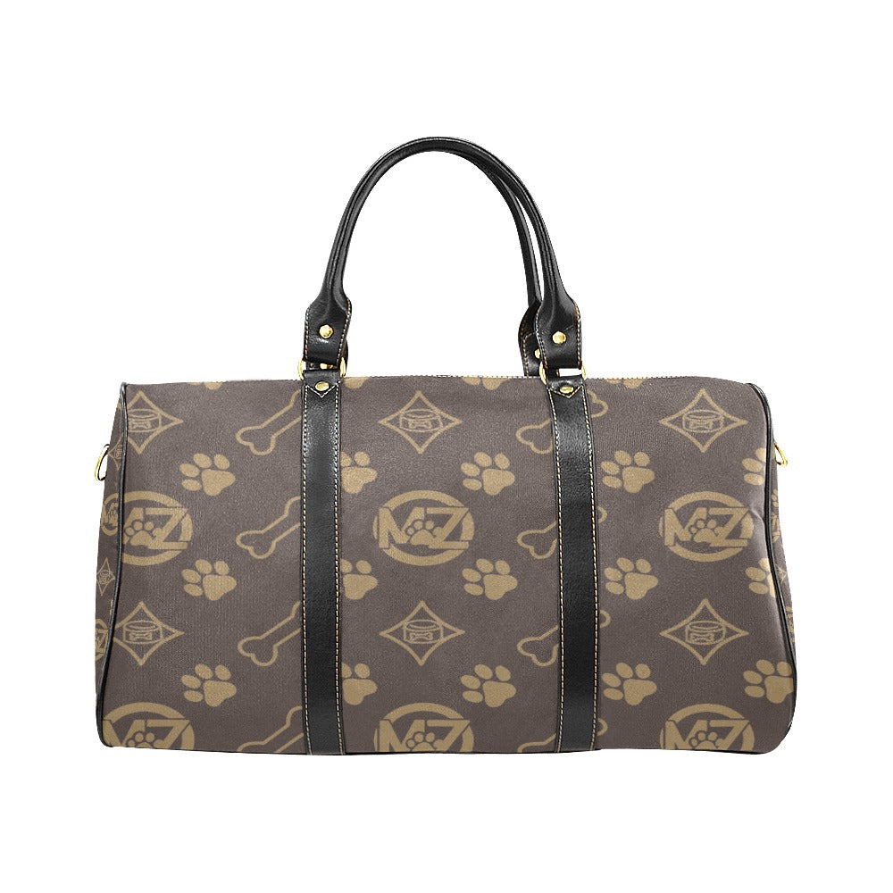 "PUP ON THE GO" Waterproof Travel Bag — Signature MaZ Monogram