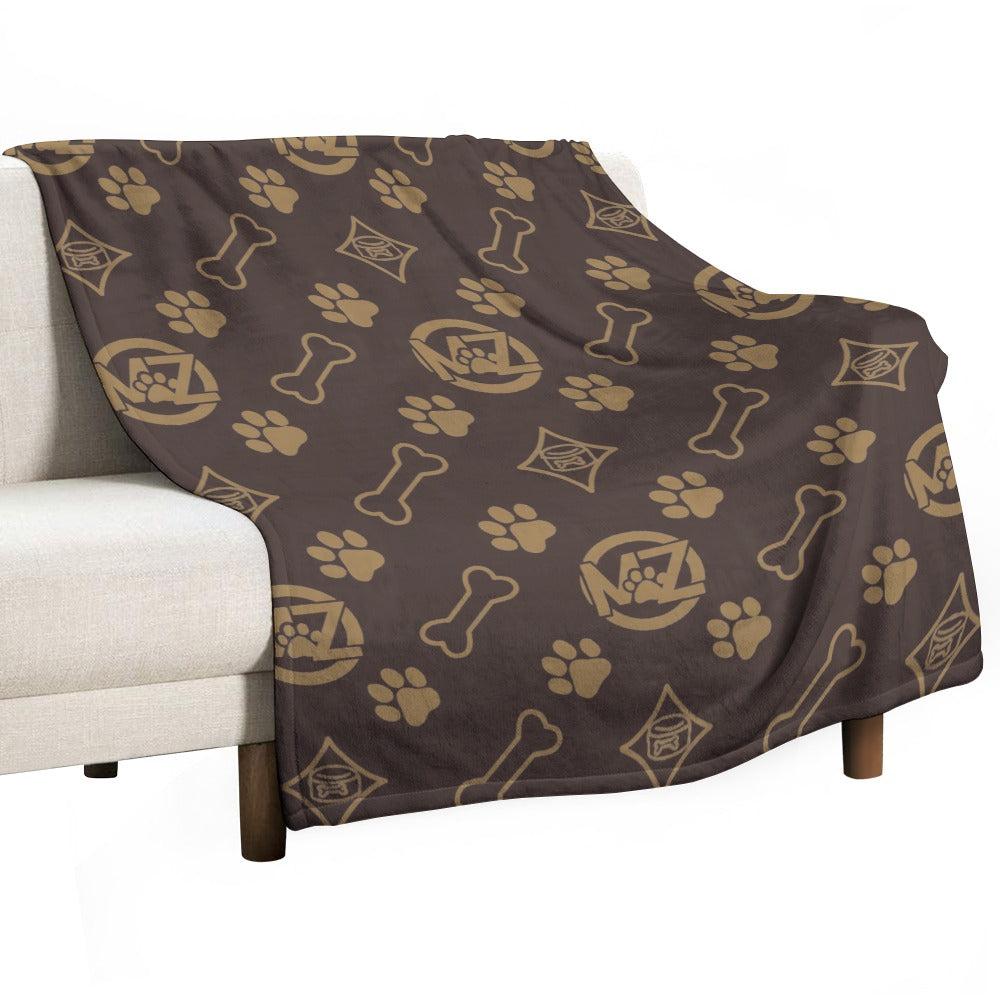 "WRAP ME UP" Flannel Blanket — Luxe Pup Edition 50"x60"