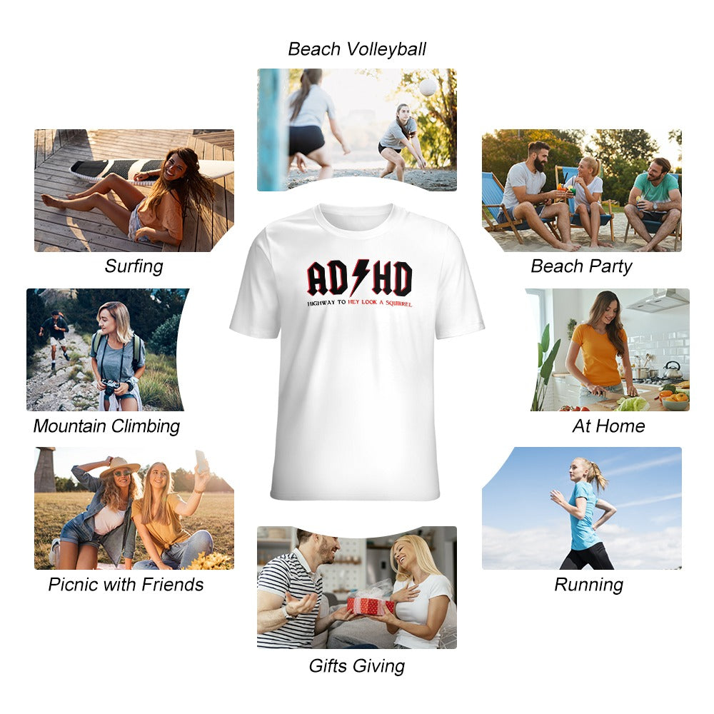 AD/HD T-Shirt - WOMEN – Highway to “Hey Look, a Squirrel!