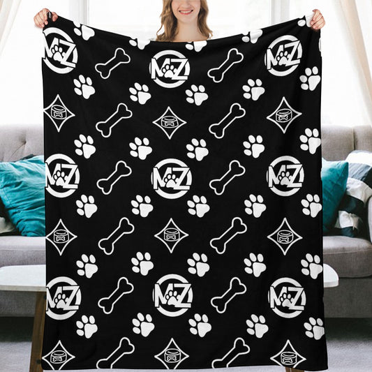 "WRAP ME UP" Flannel Blanket — Luxe Pup Edition 50"x60"
